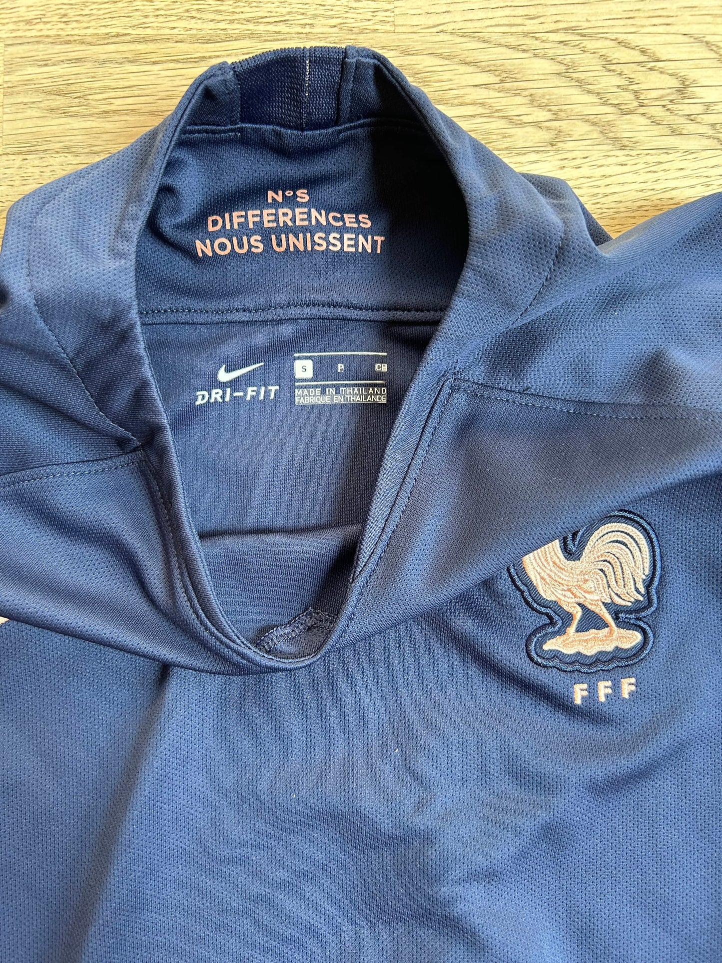 NIke FFF Navy Dri Fit France Home Women's FIFA World Cup (Pre-Loved) Size Small - Women