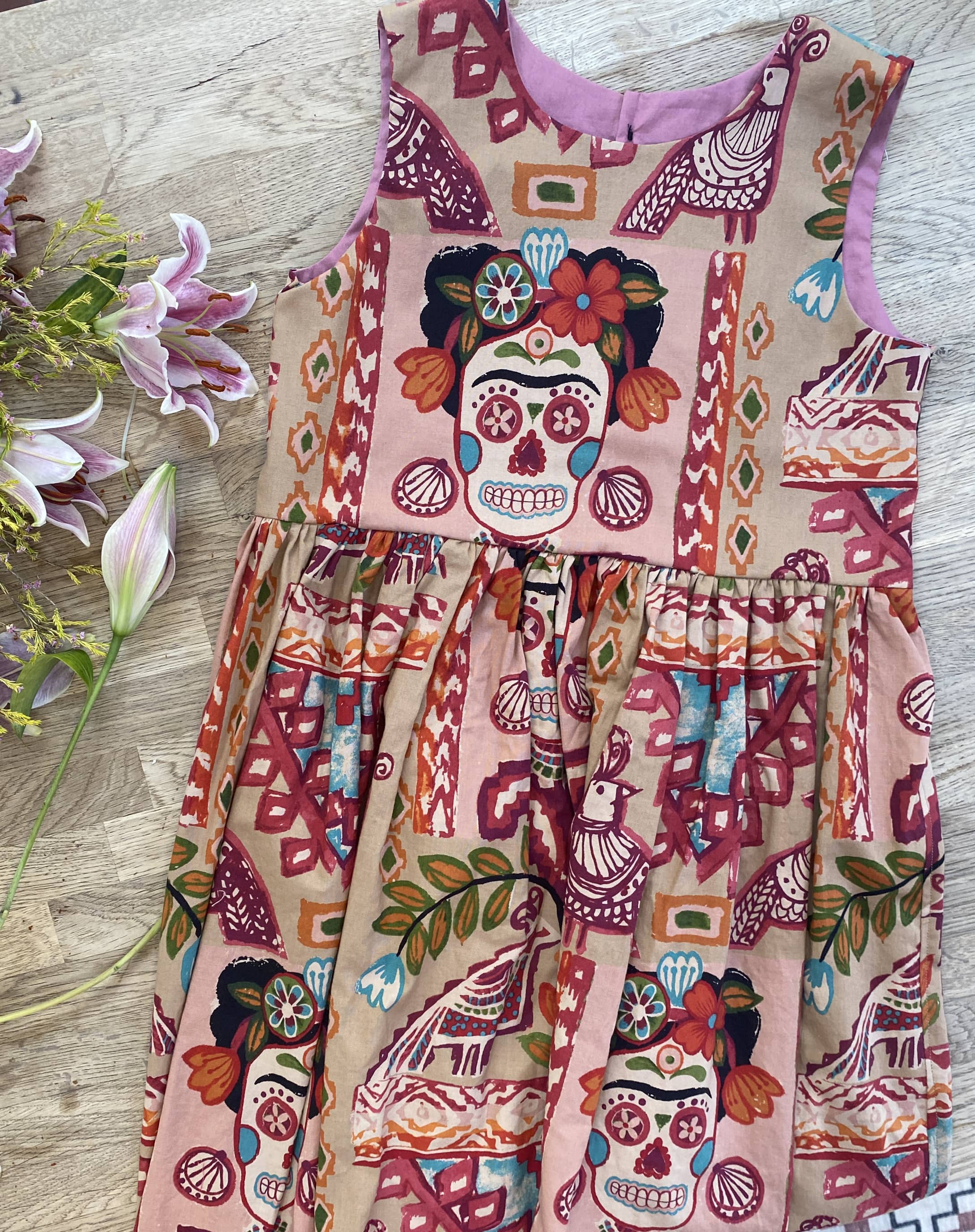 Day of the Dead Dress (SAMPLE) Size 18/24 Months