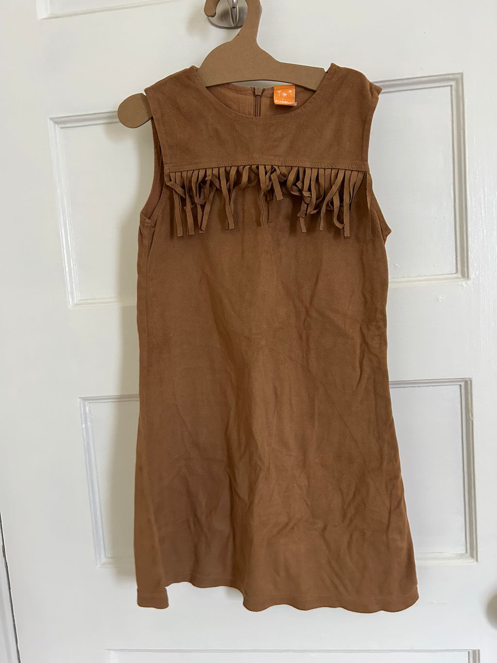Pusblu Brown Suede Fringe Dress - US 7/8 (Pre-Loved)