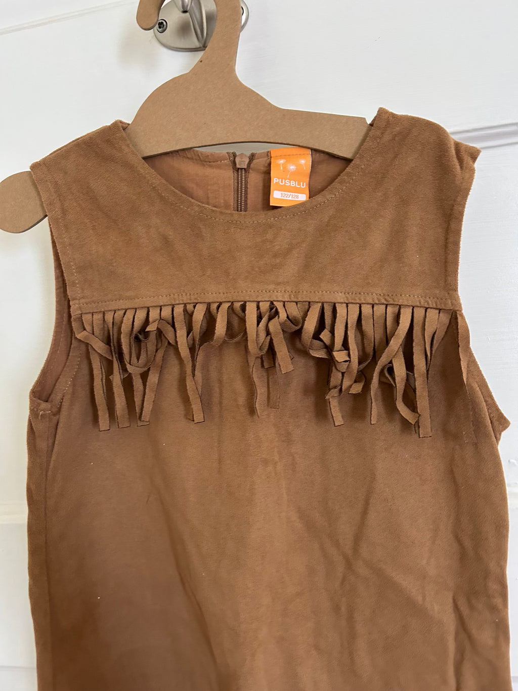 Pusblu Brown Suede Fringe Dress - US 7/8 (Pre-Loved)