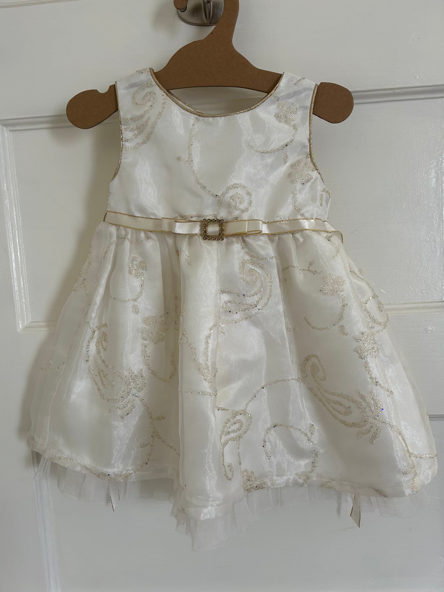 White Sparkle Dress (Pre-Loved) Size 24 Months