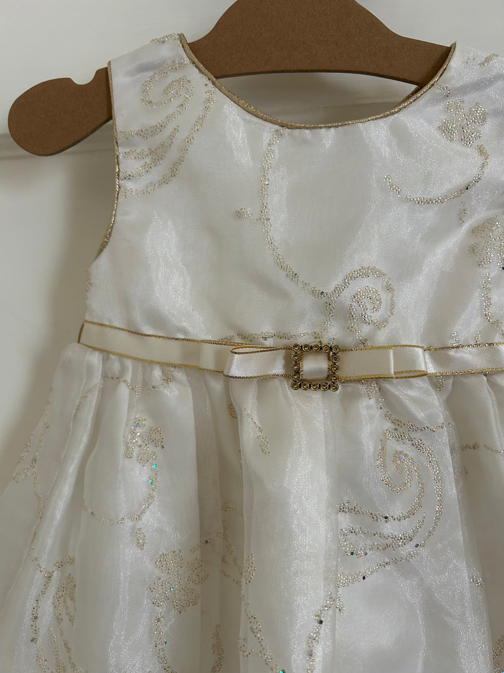 White Sparkle Dress (Pre-Loved) Size 24 Months