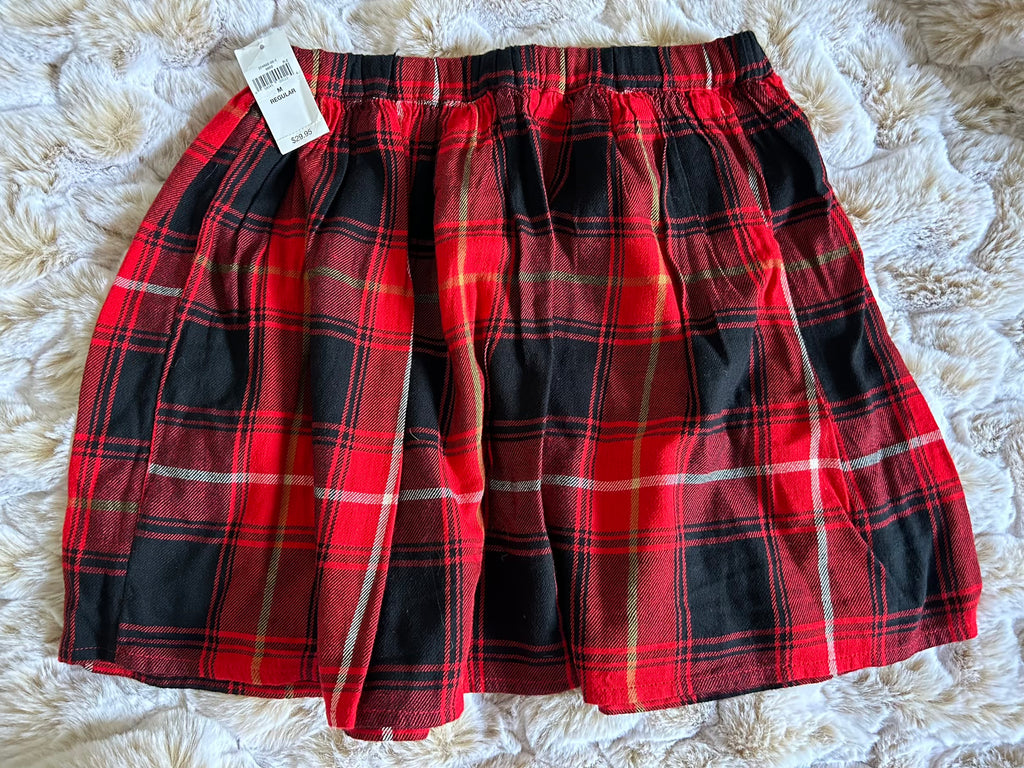 Red & Black Plaid Skirt by Gap Kids (PRE-LOVED) - Size M | Medium