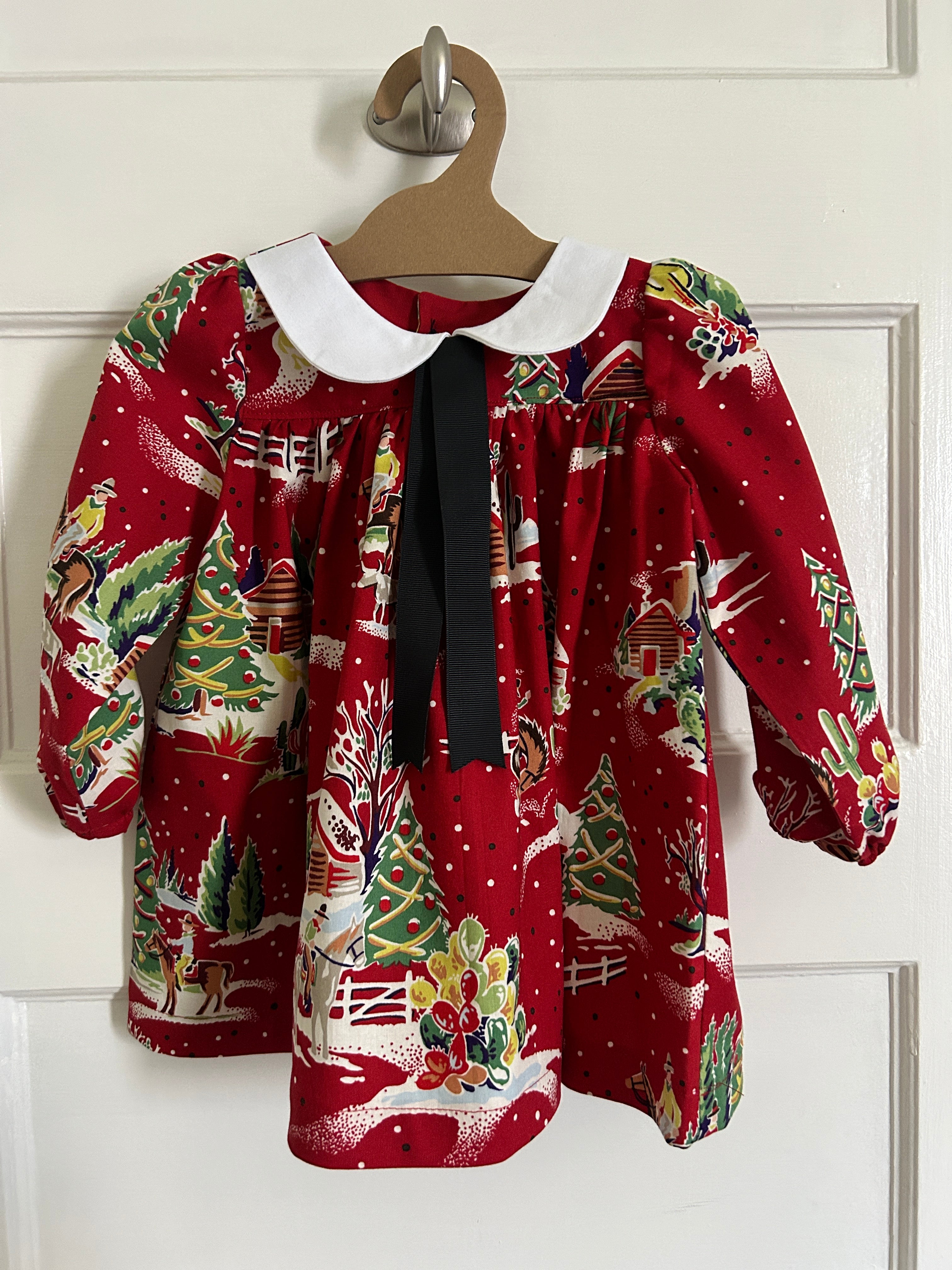 Cowboy Christmas Dress | Size 18month