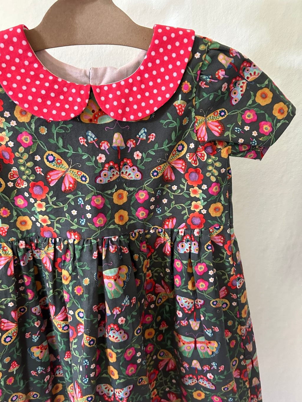 Garden Party Dress | Vintage Style Floral Dress | Size 4t