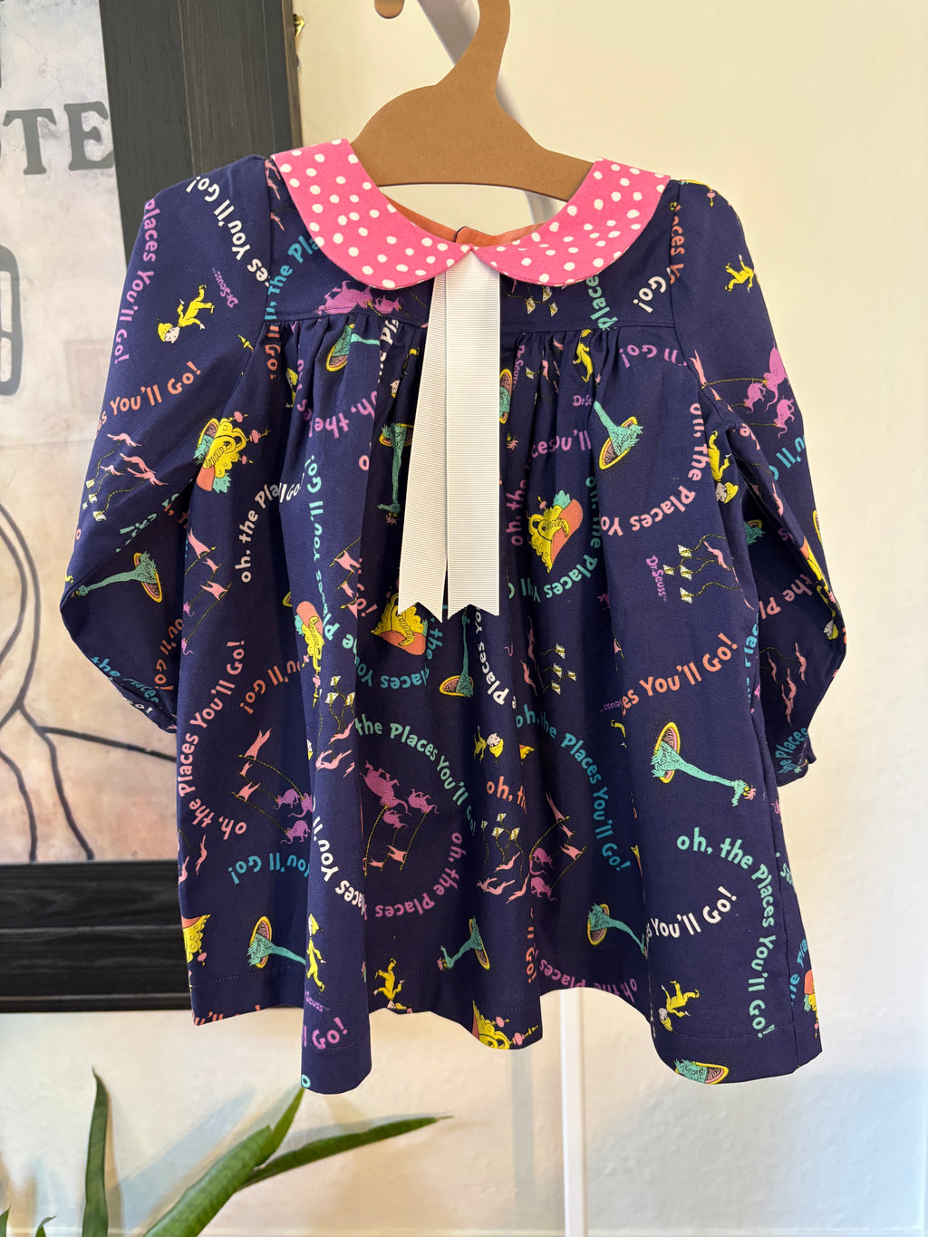 Handmade Dr. Seuss Dress – Size 2T