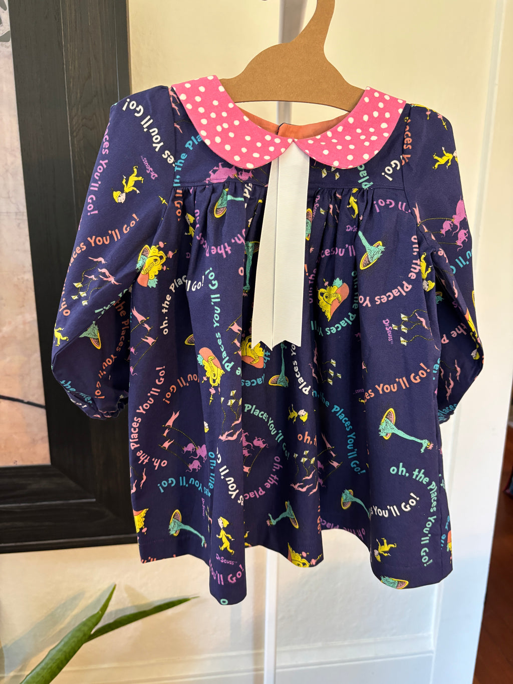 Handmade Dr. Seuss Dress – Size 2T