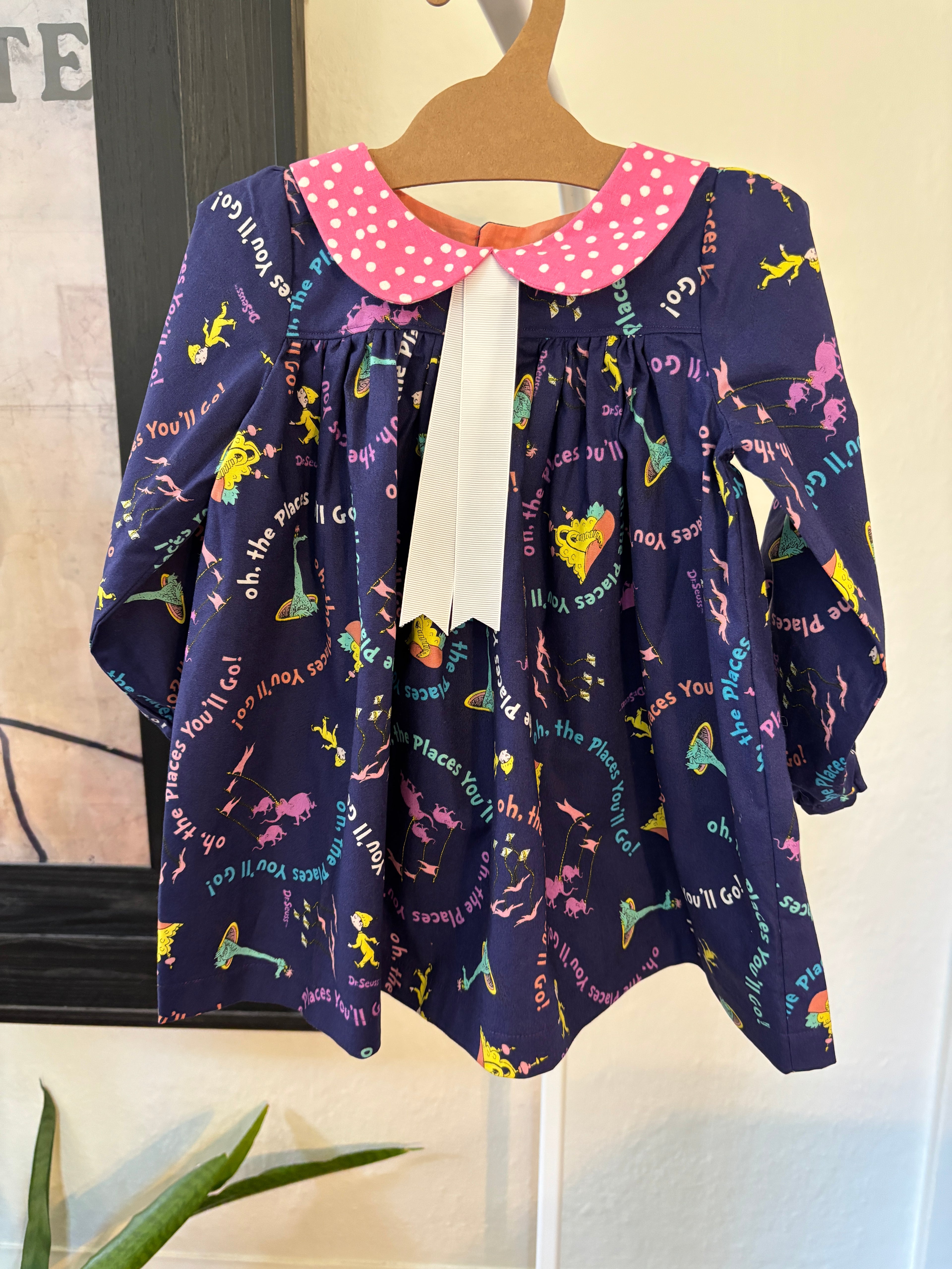 Handmade Dr. Seuss Dress – Size 2T
