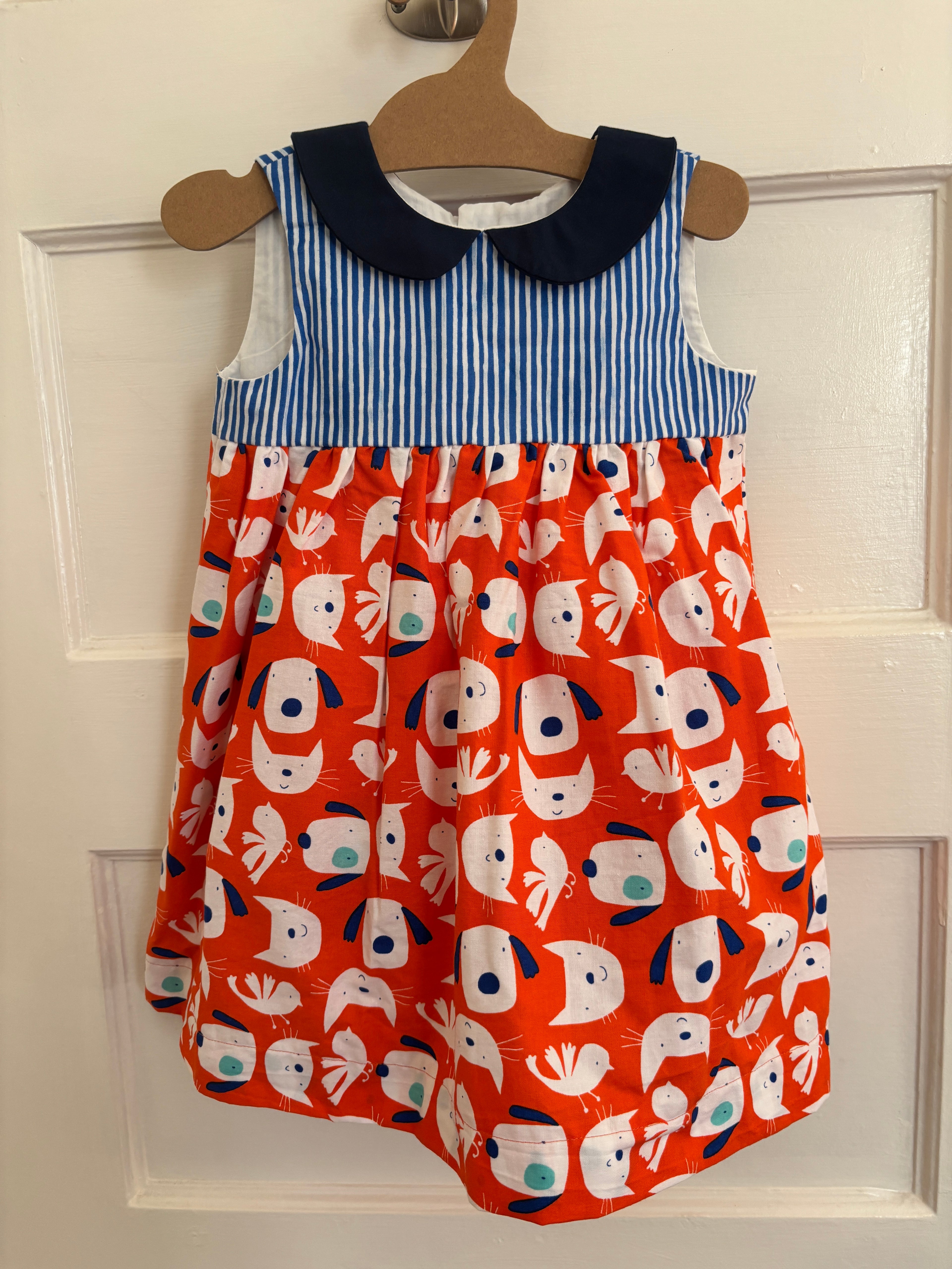 Little Cats and Dogs Dress | Size 2t