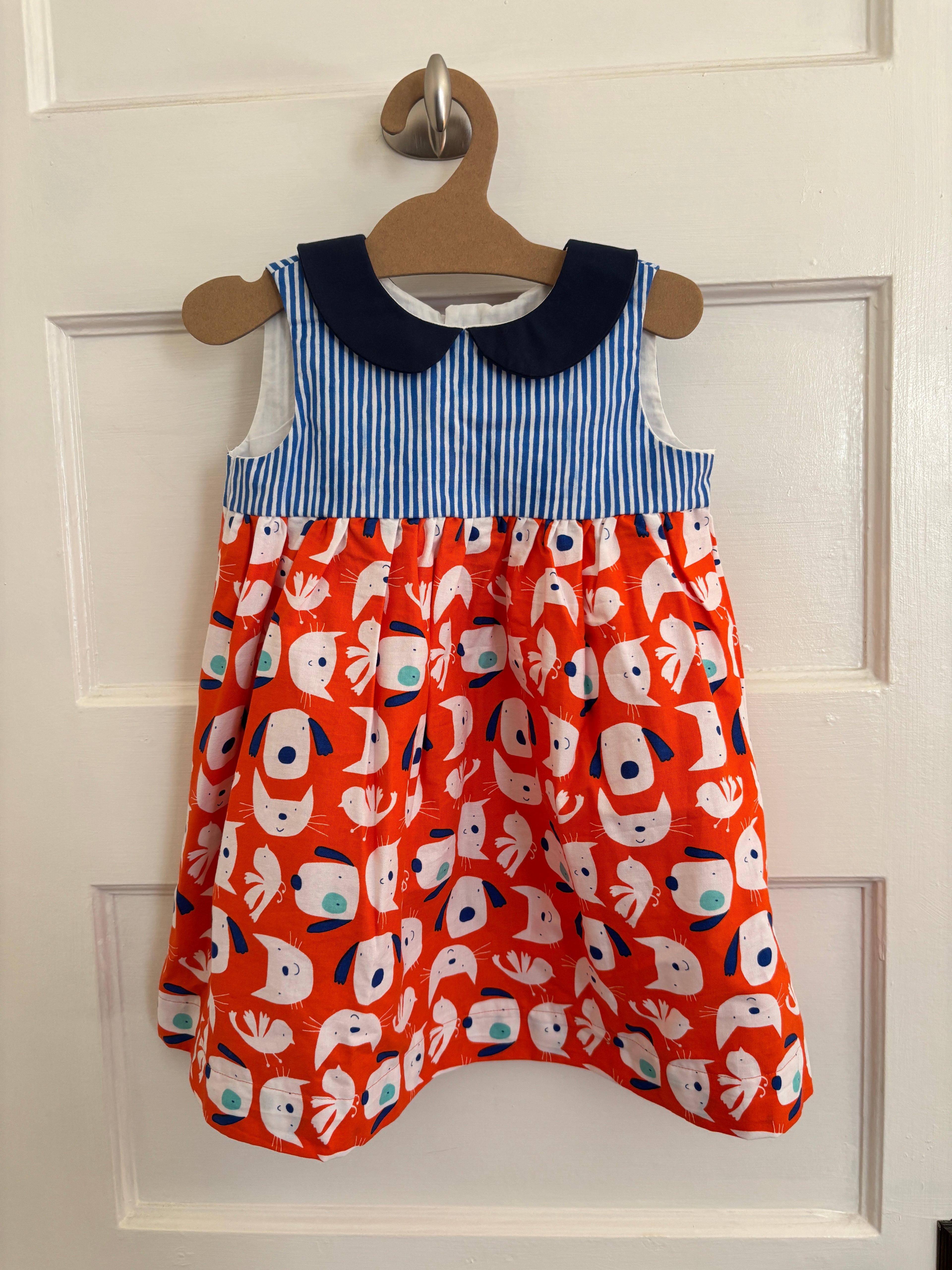 Little Cats and Dogs Dress | Size 2t