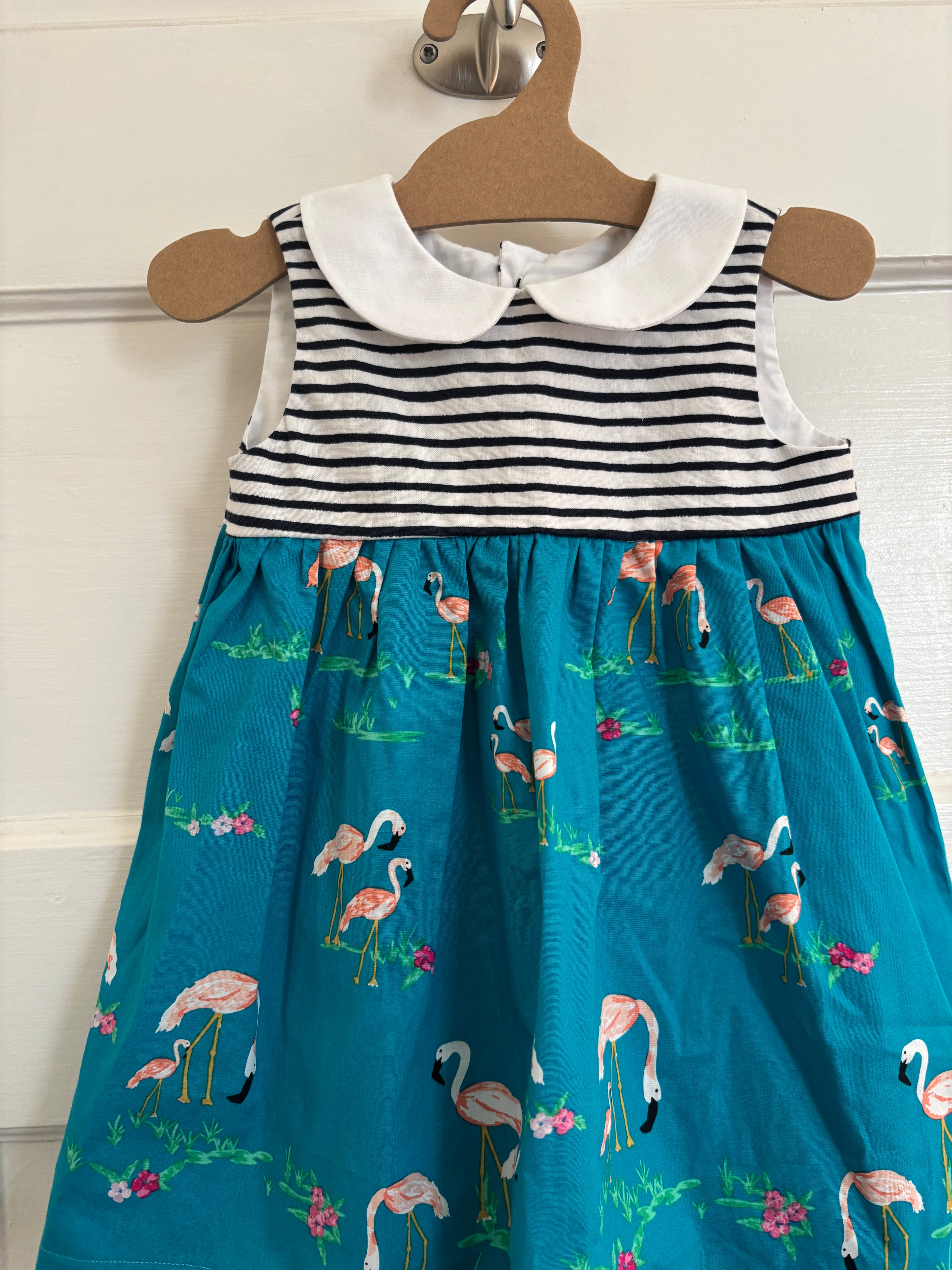 Blue Flamingo Dress