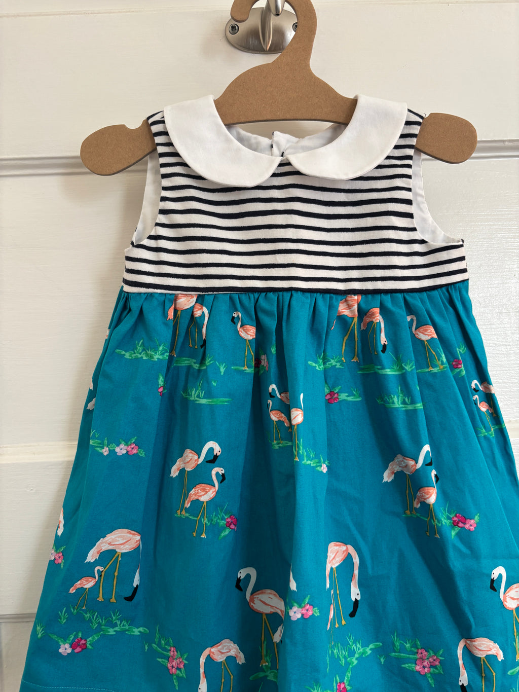 Blue Flamingo Dress | Size 18 months