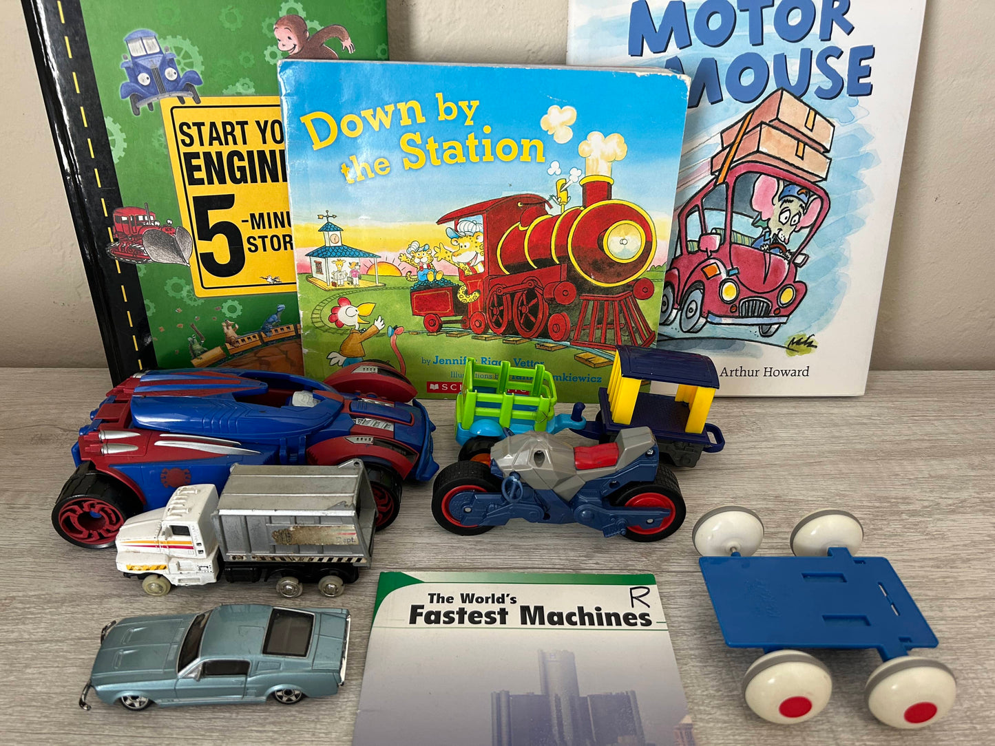 Books + Cars - Transportation Bundle - Books + Cars