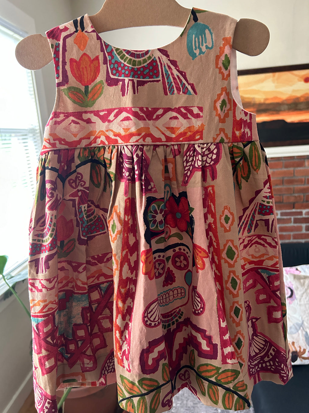 Day of the Dead Dress (SAMPLE) Size 18/24 Months