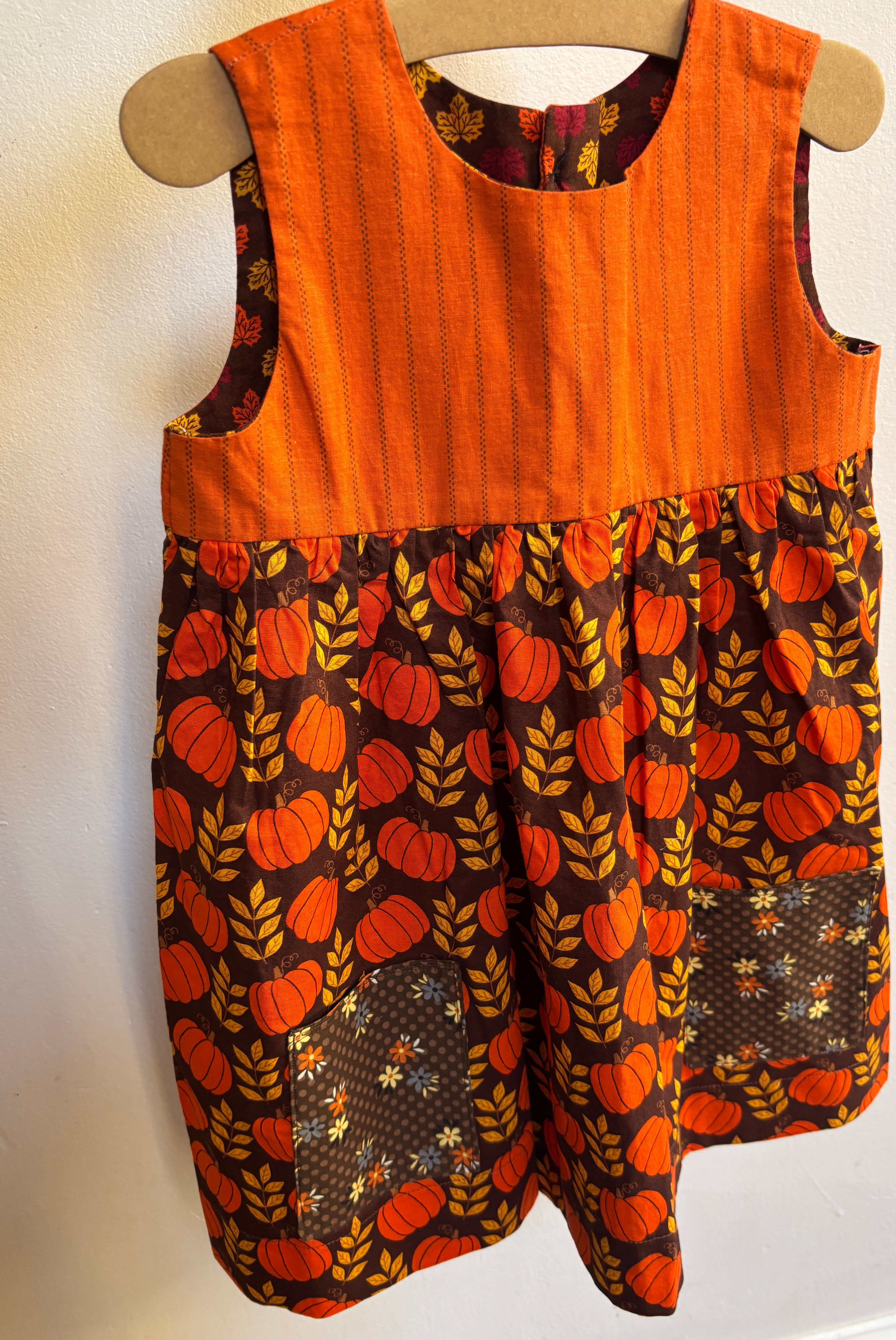 Little Pumpkin Dress with Pockets | Size 4t
