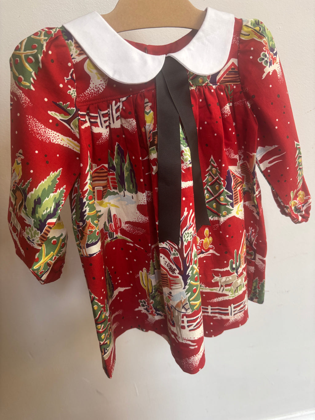 Cowboy Christmas Dress | Size 18month