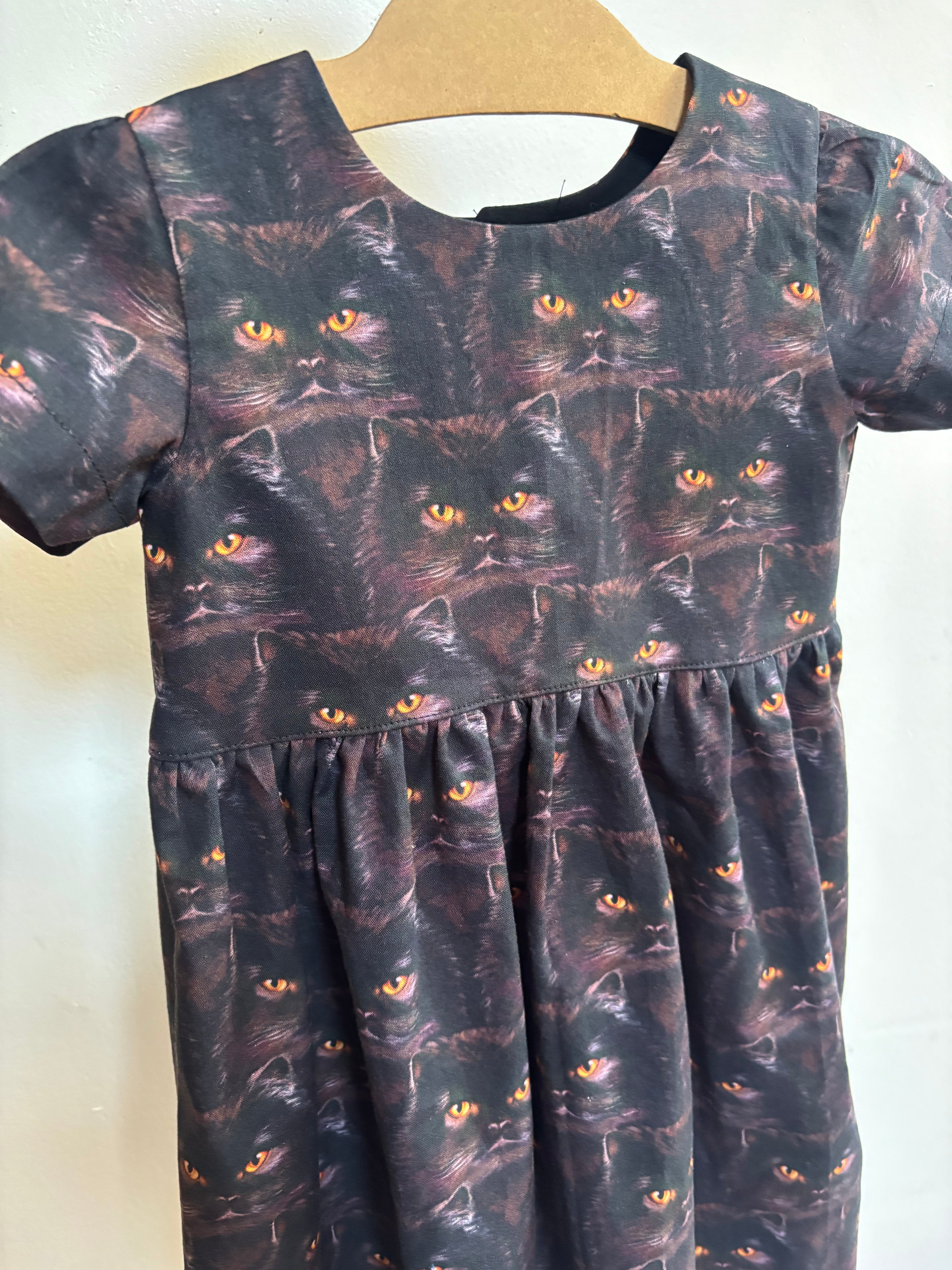 Black Cats Dress | Size 3t