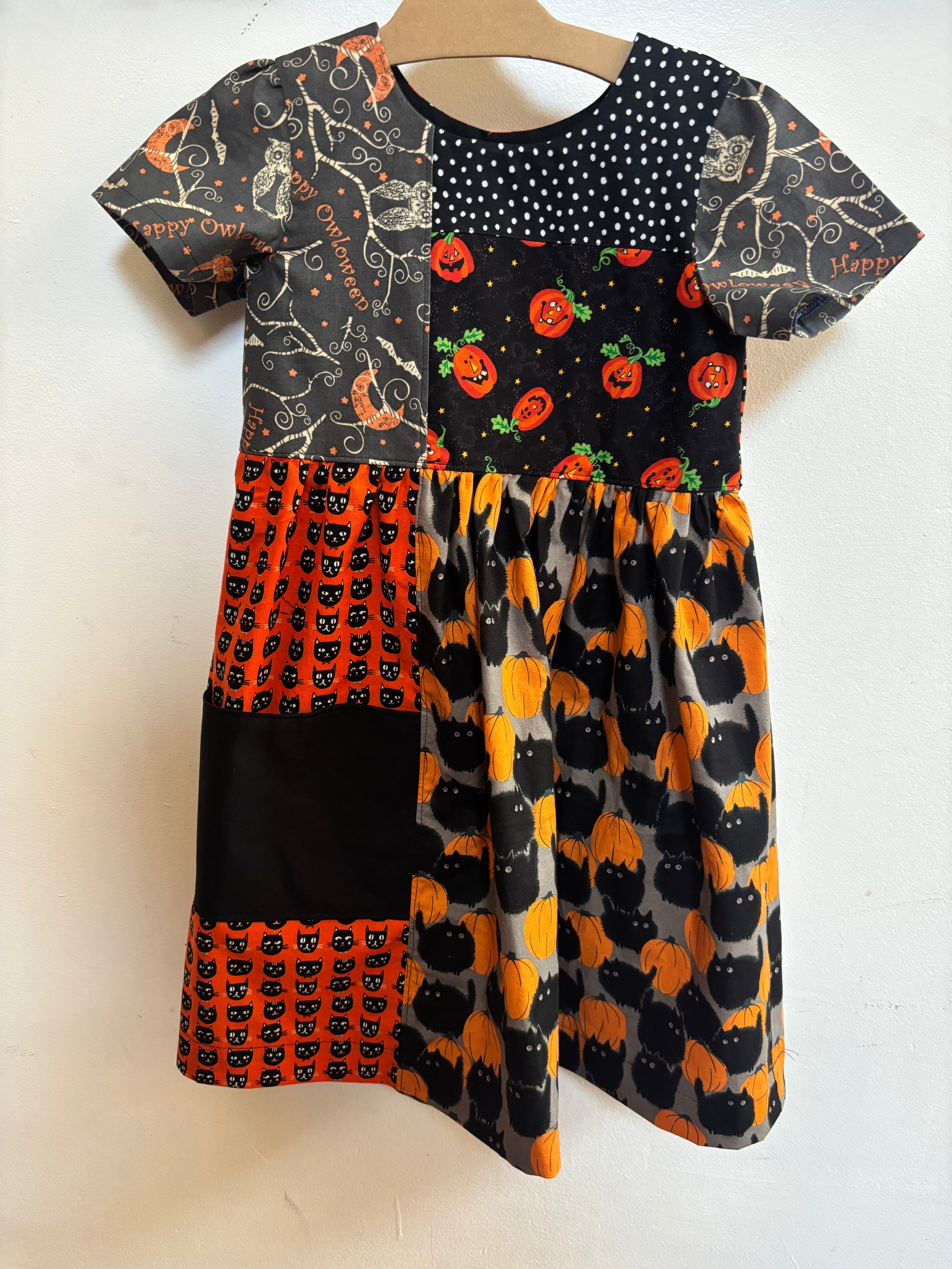 Cats & Pumpkins Dress | Size 6