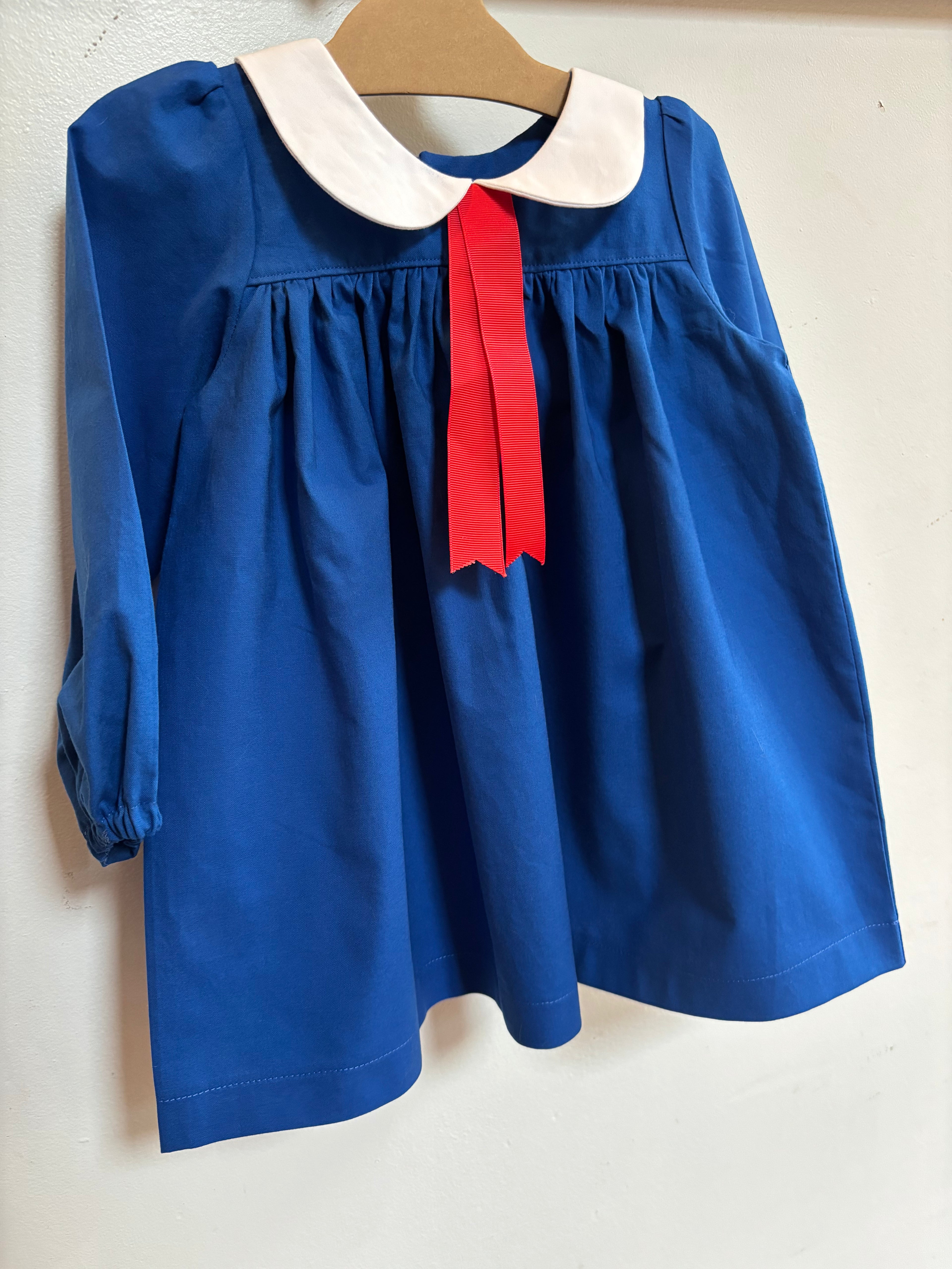 Little Blue Madeline Inspired Dress | Size 2t, Long Sleeves