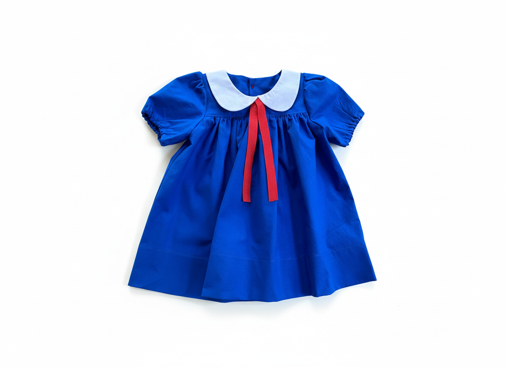 Royal Blue Madeline Inspired Dress (Made to Order) - Yellow Option available
