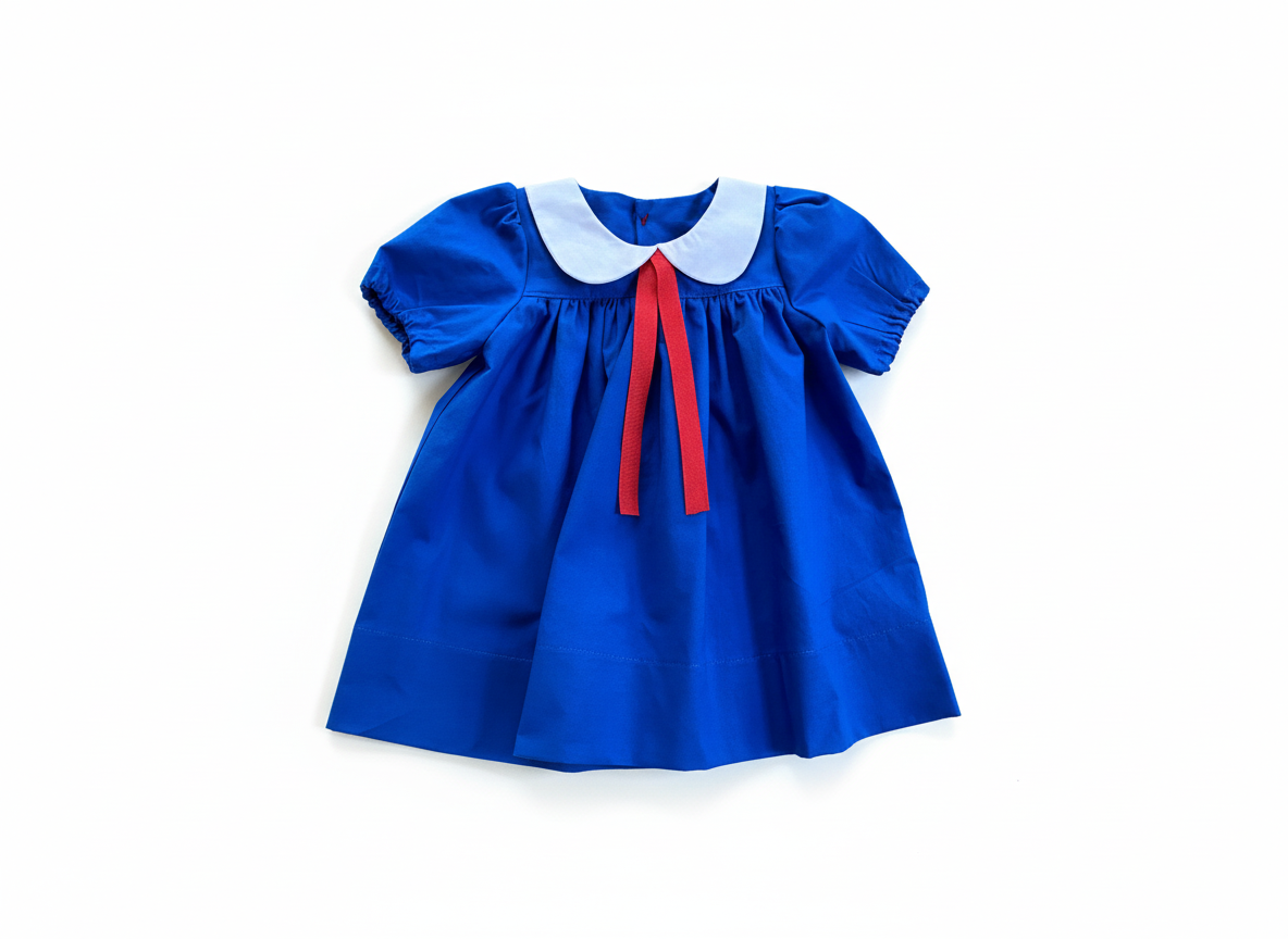 Royal Blue Madeline Inspired Dress (Made to Order) - Yellow Option available