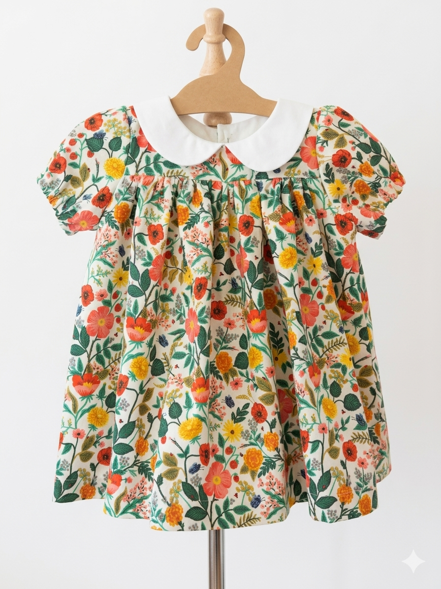 Little Wild Strawberries Dress | Size 18mo