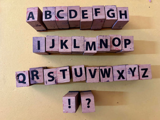 Small Alphabet Letters Stamps (Pre-Loved)