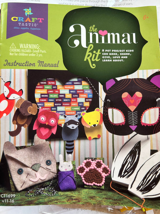 Craft-tastic I Love Animals Kit (Pre-Loved)