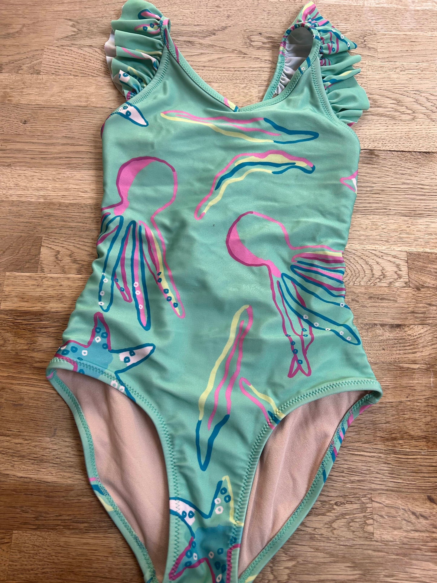 Tea Collection Flutter Sleeve Bathing Suit (Pre-Loved) Size 12