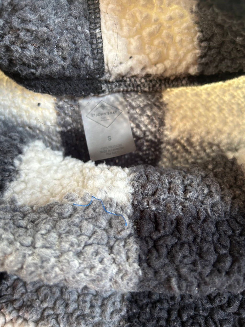 Black & White Checked Sweater (Pre-Loved) Size Small/Adult