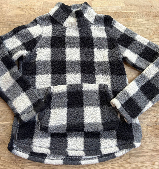 Black & White Checked Sweater (Pre-Loved) Size Small/Adult