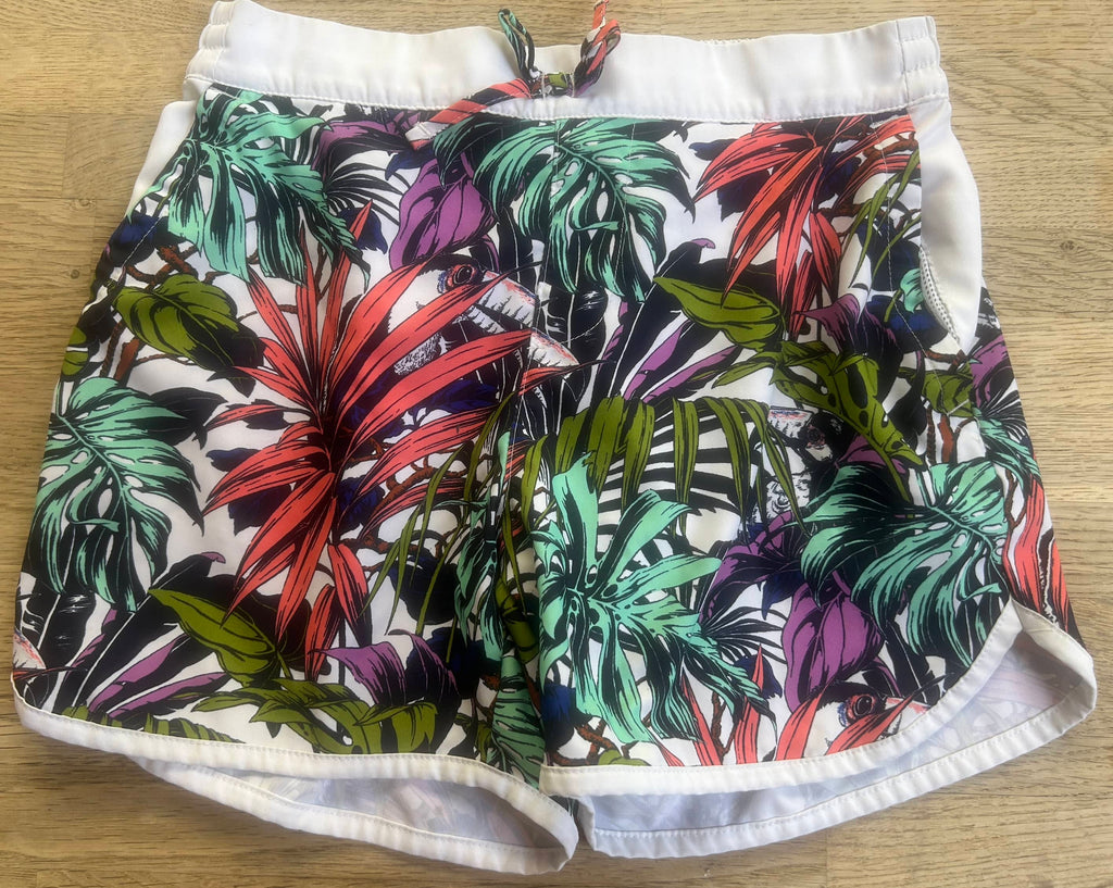 Columbia - Tropical Print Athletic Shorts (Pre-Loved) Size M 10/12