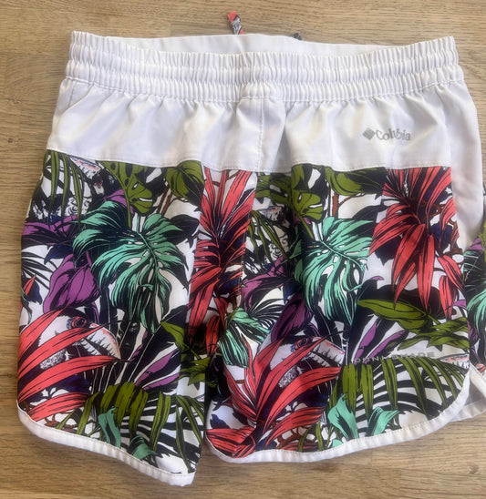 Columbia - Tropical Print Athletic Shorts (Pre-Loved) Size M 10/12
