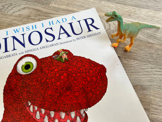 I Wish I Had a Dinosaur - Book + Dinosaur