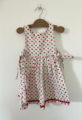 Holiday Aprons | Pinafore Apron with Ties | Size 3t