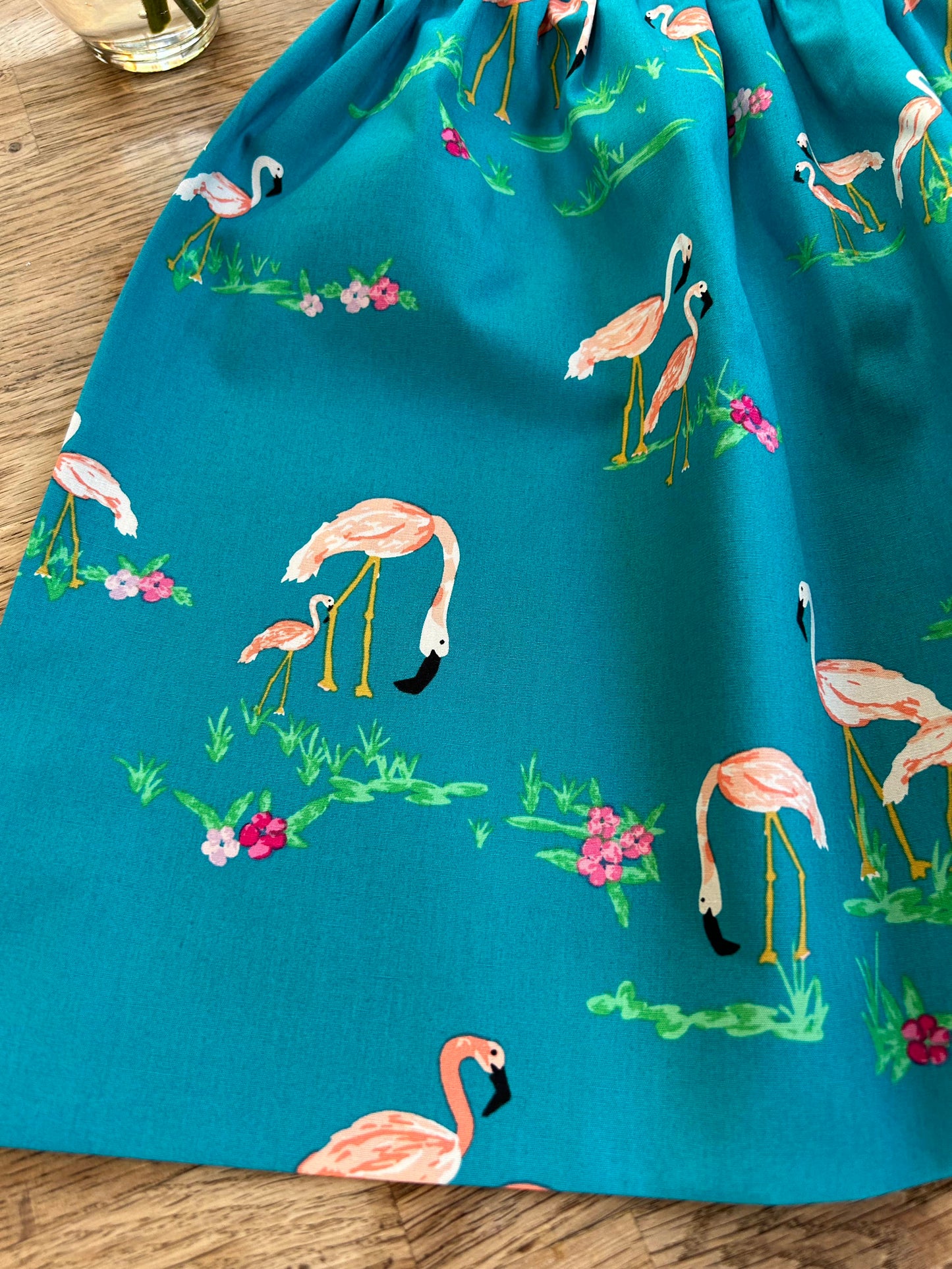 Blue Flamingo Dress (SAMPLE) Size 18/24 months