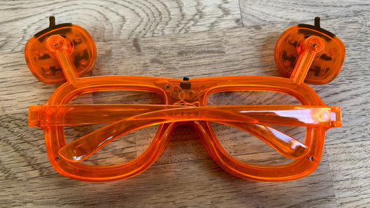 Orange Jack-o-lantern Glasses