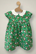 Little Green Santa Dress | Size 18 month