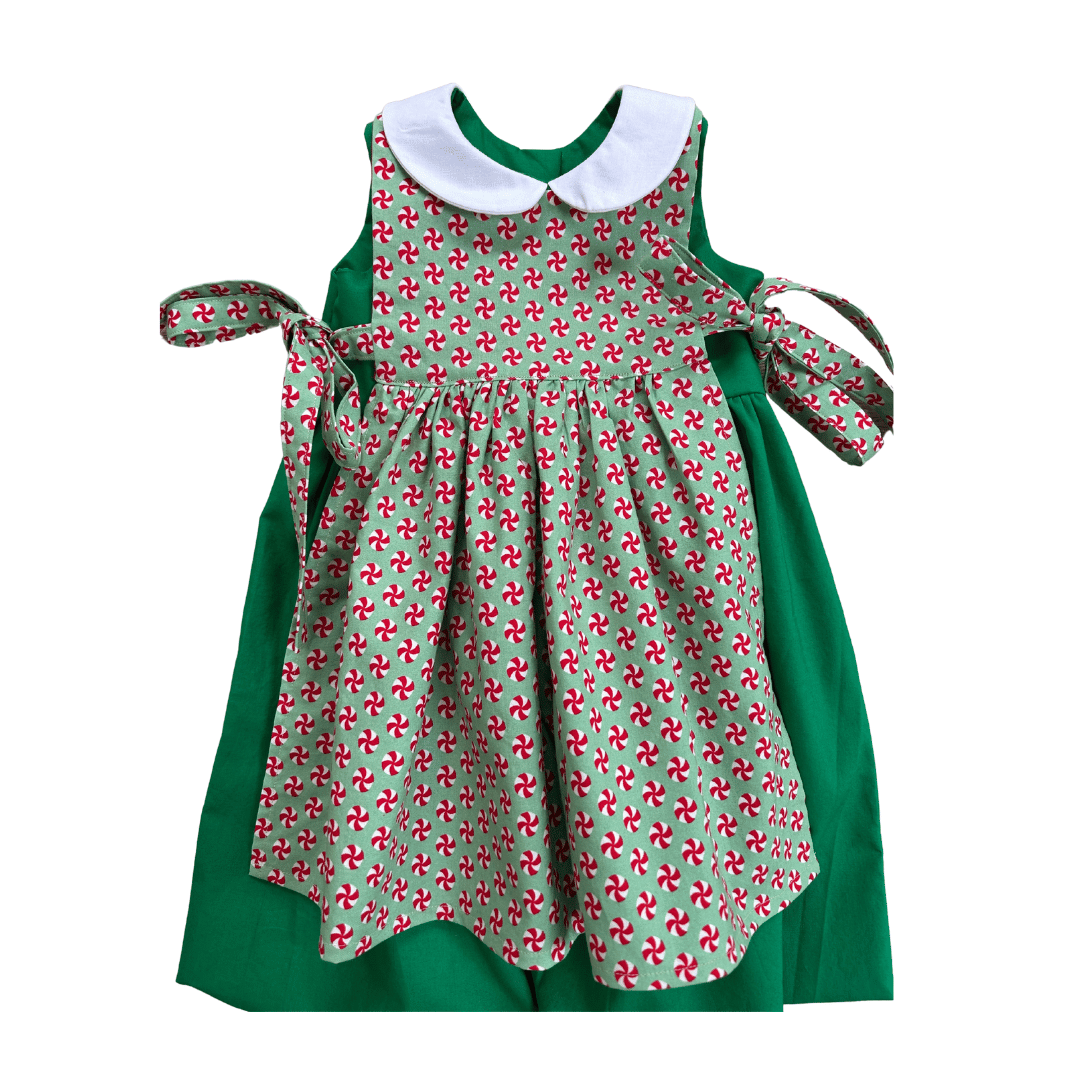 DRESS + APRON SET - Custom Holiday Dress + Pinafore Apron