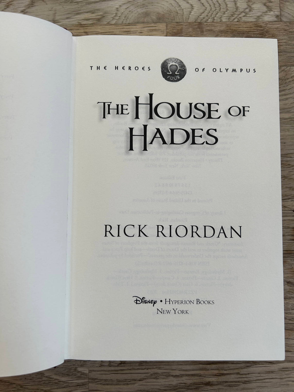 The House of Hades - Book Three 3 - The Heroes of Olympus - Rick Riordan