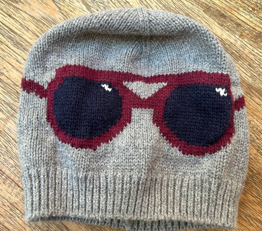 Cool Glasses Hat (Pre-Loved) Size 6-12 Months - BabyGap