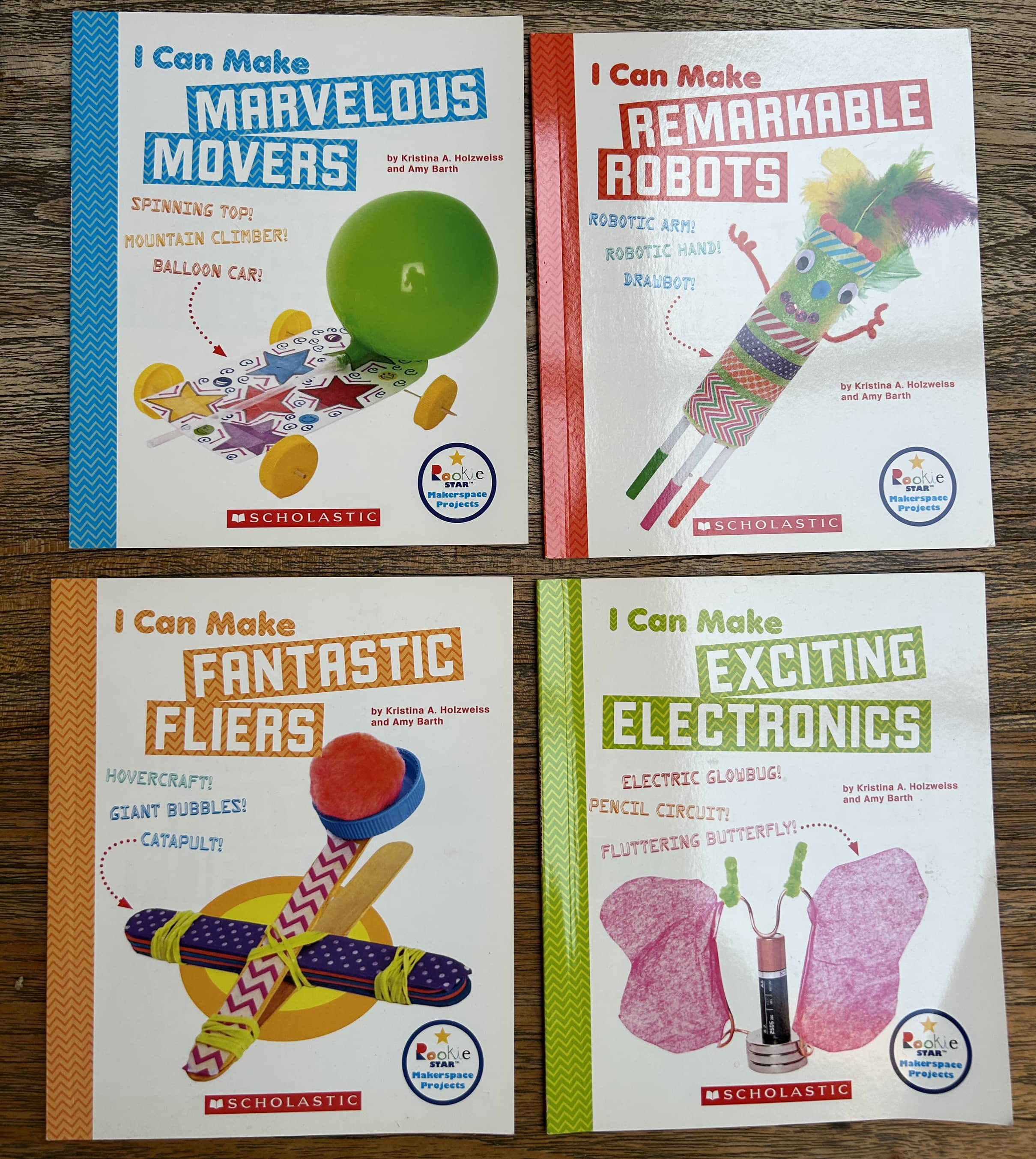 Rookie Star Makerspace Projects - I can Make Book Set - 4 books included