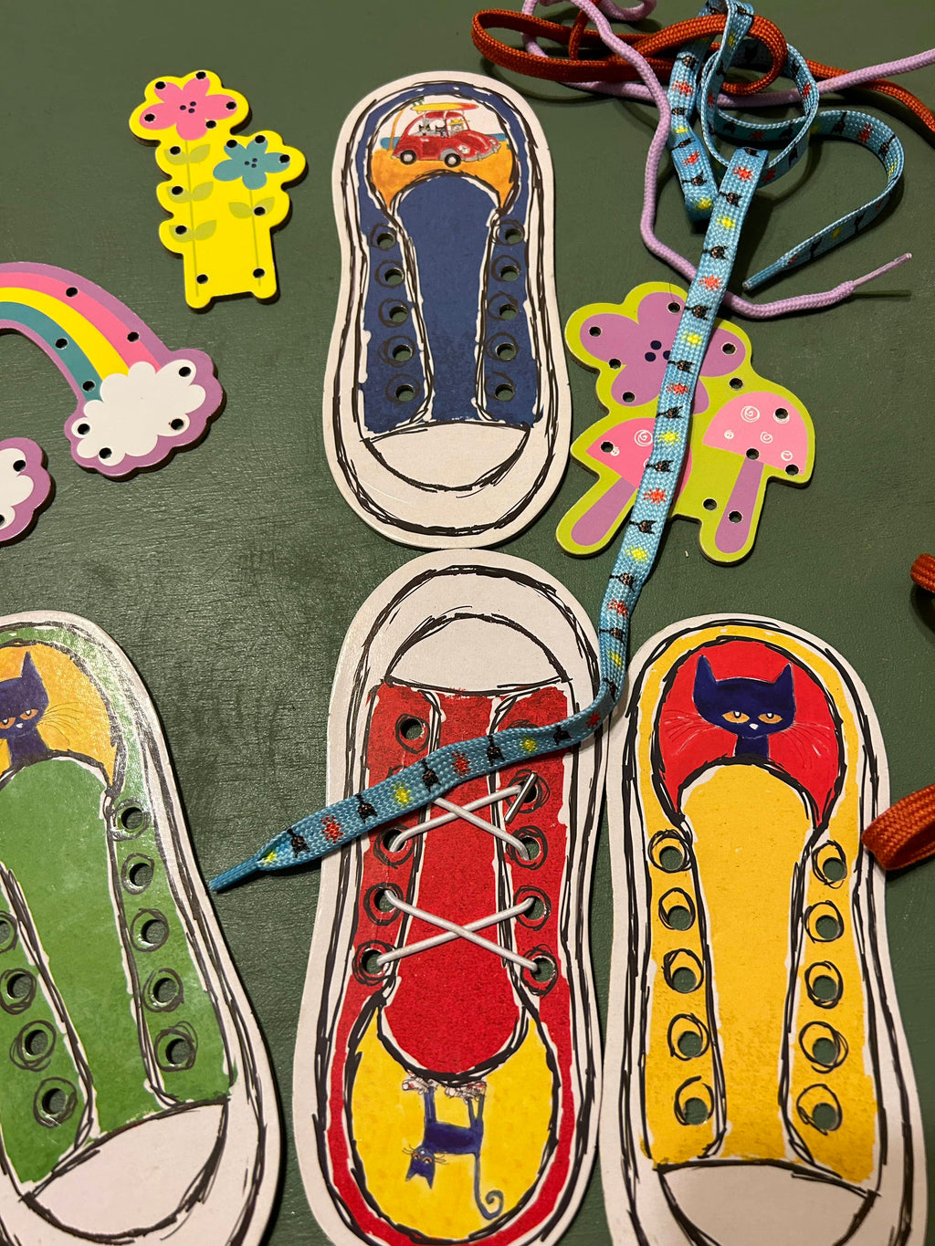 Practice Shoe Laces - Pete the Cat (Pre-Loved)