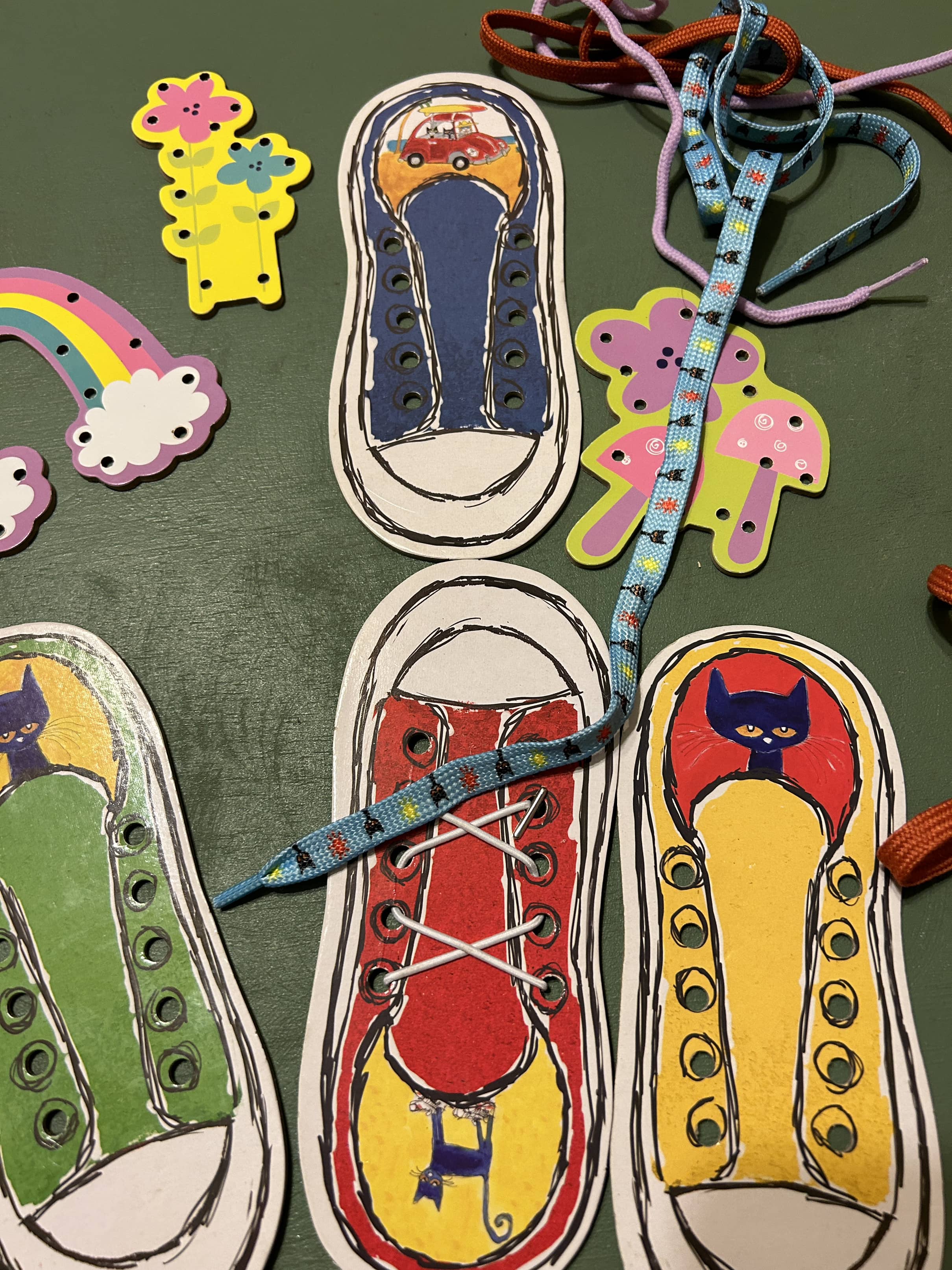 Practice Shoe Laces - Pete the Cat (Pre-Loved)