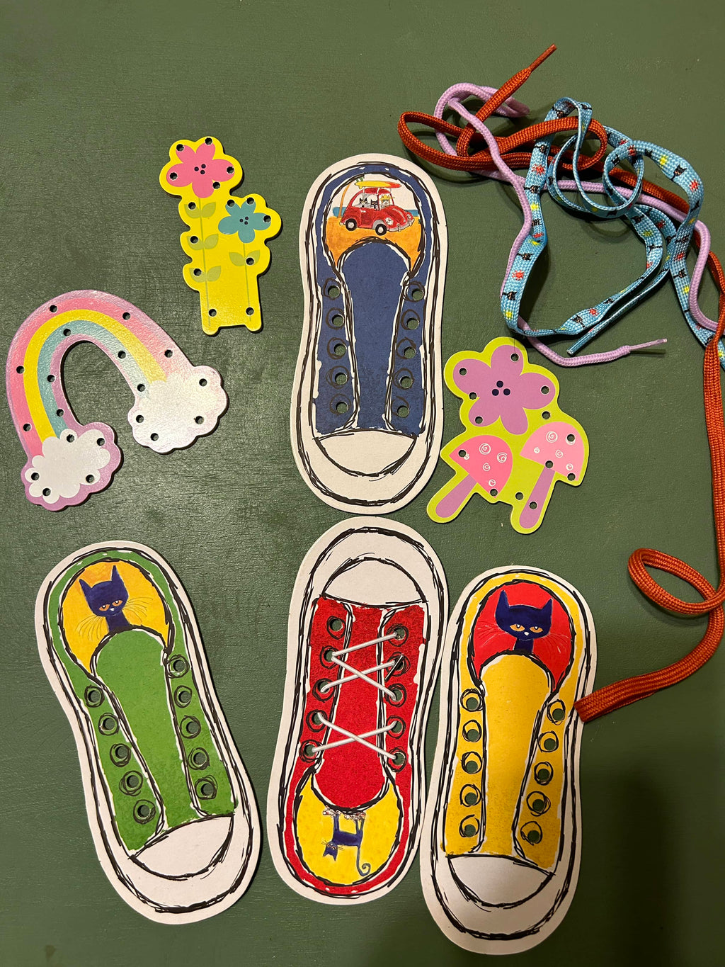 Practice Shoe Laces - Pete the Cat (Pre-Loved)