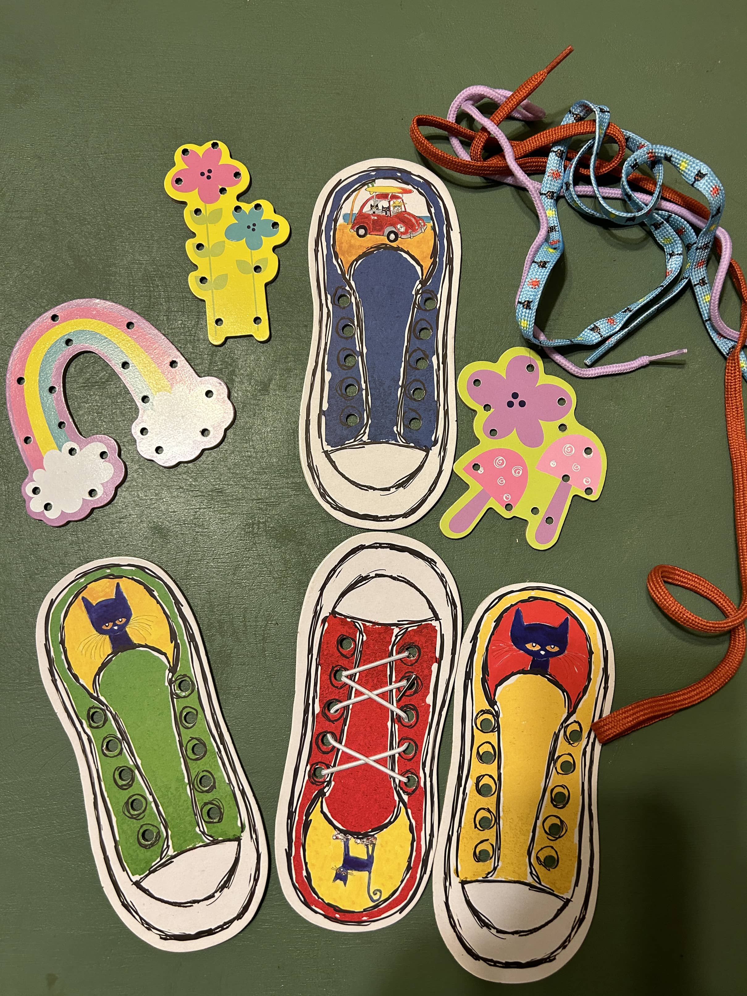 Practice Shoe Laces - Pete the Cat (Pre-Loved)