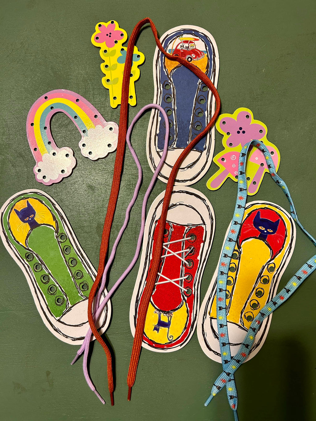 Practice Shoe Laces - Pete the Cat (Pre-Loved)