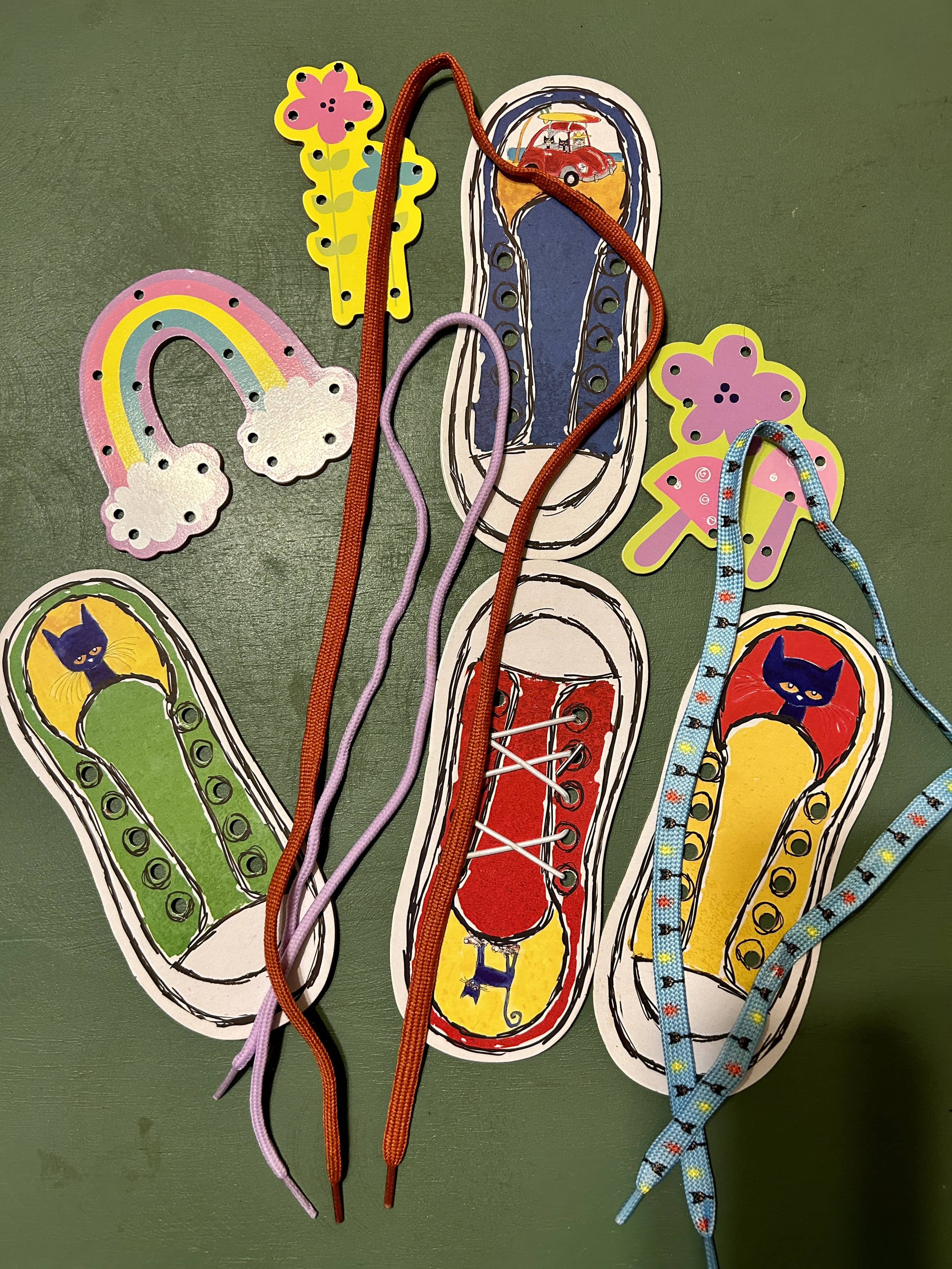 Practice Shoe Laces - Pete the Cat (Pre-Loved)