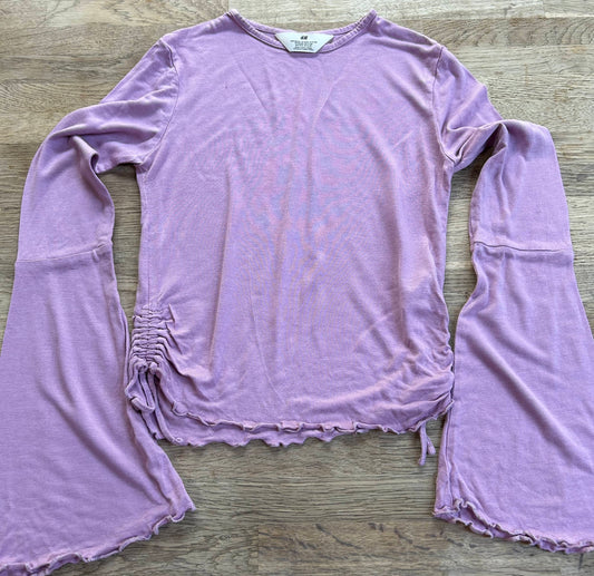 Long Sleeve Lavender Top (Pre-Loved) Size US 16/18 - H&M