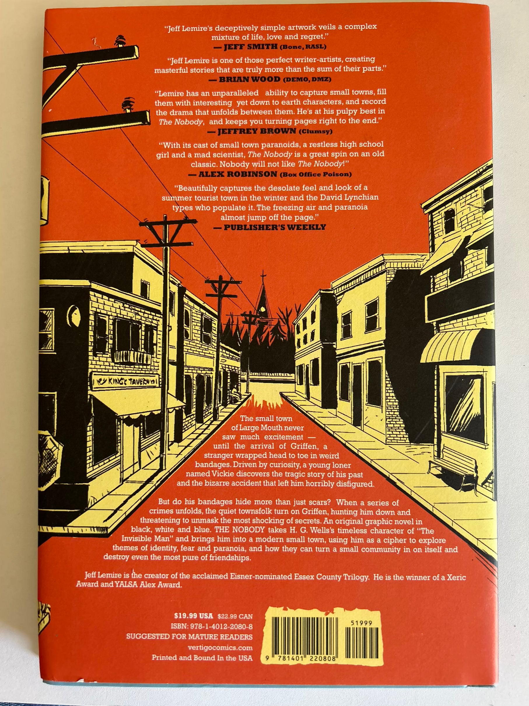 The Nobody - Jeff Lemire (Used)